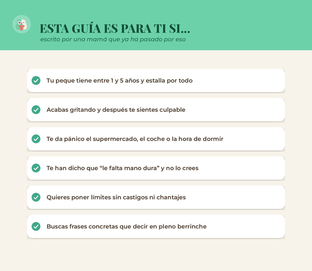 El fin de los berrinches para una mamá en calma